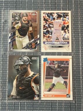⚾️ MLB Baseball Trading Sports Cards, Set of 4